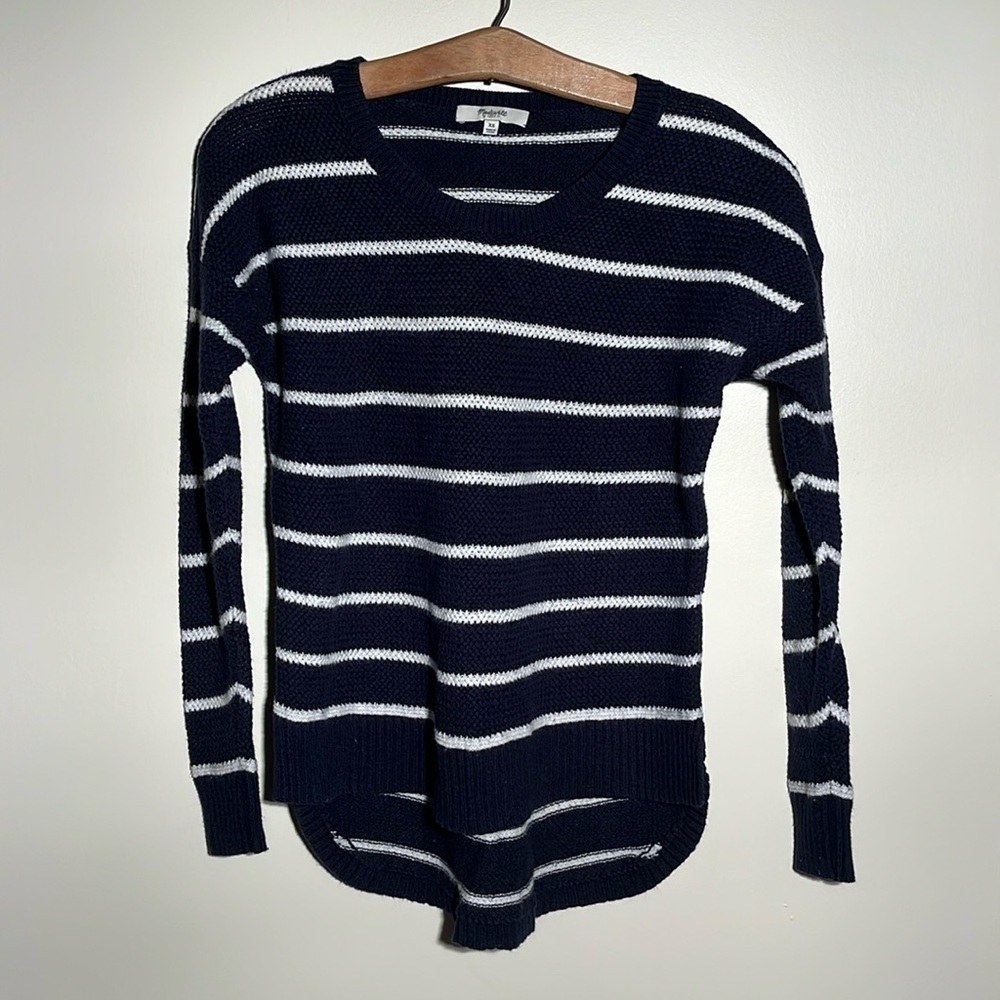 Madewell Cotton Knit Striped Sweater